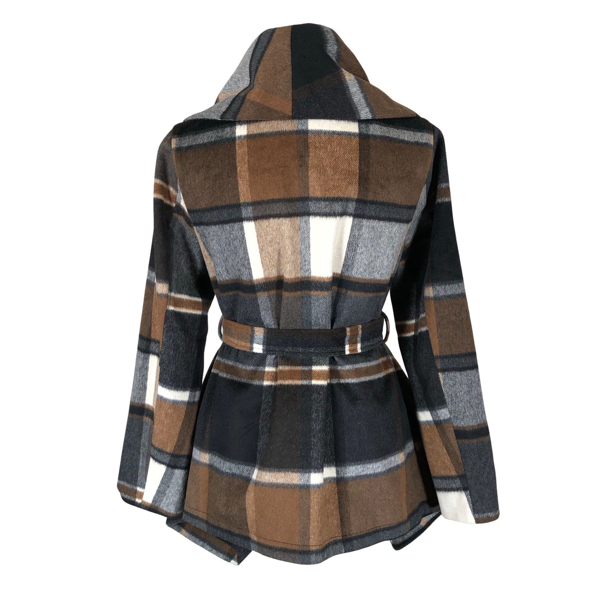 Unisex Chicwish - Villane mantel, suurus 38 - Pruun (2)