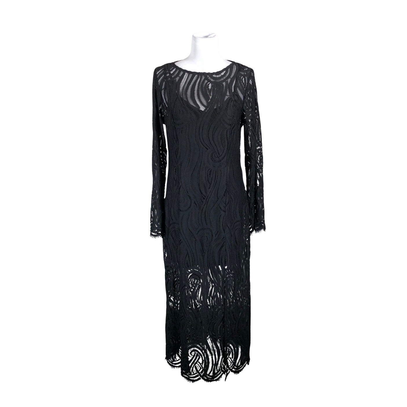 Unisex Lindex - Mitteveniv kleit, suurus 40 - Must (1)