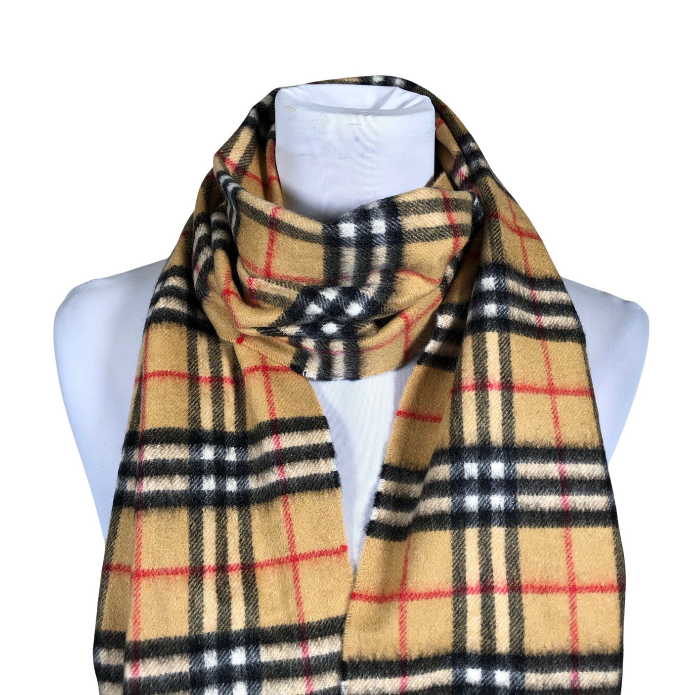 Unisex Burberry - Õhuke sall, suurus Midi - Pruun (3)
