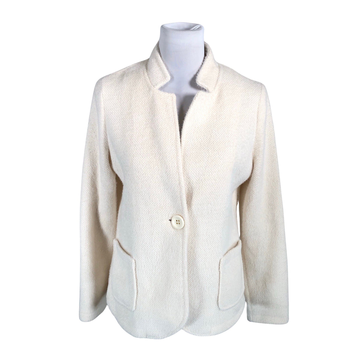 Unisex Crazy Wool - Jakk, suurus 40 - Looduslik valge (1)