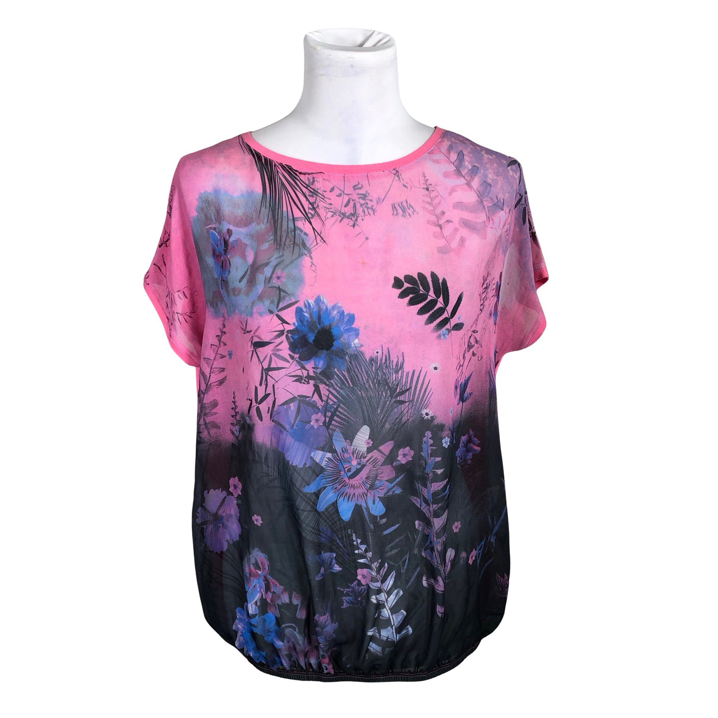 Unisex Soyaconcept - Lühikeste käistega pluus, suurus 36 - Roosa (1)