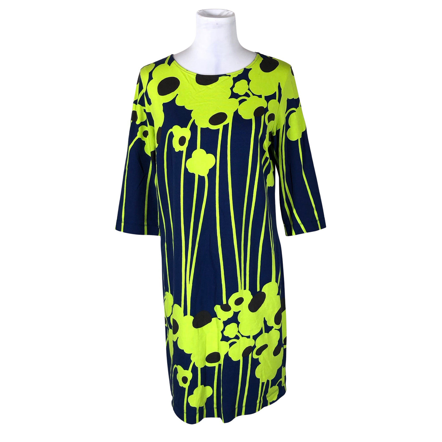 Unisex Marimekko - Trikotaažist kleit, suurus 40 - Sinine (1)