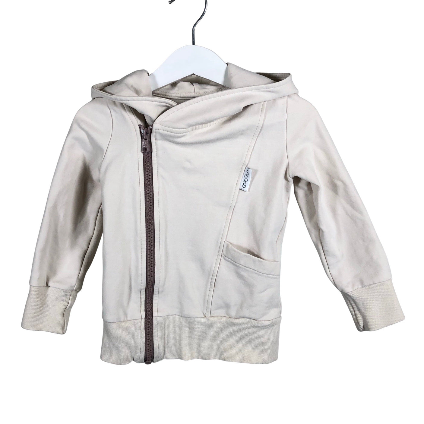 Unisex Gugguu - Dressipluus, suurus 86 - 92 - Looduslik valge (1)