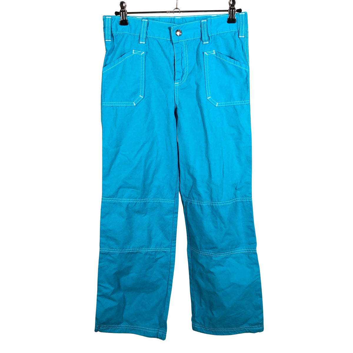 Unisex me&i - Mittevenivad püksid, suurus 146 - 152 - Türkiis (1)