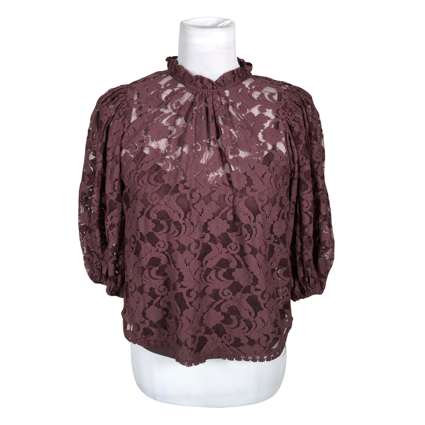 Unisex Newbie - Pidulik pluus, suurus 36 - Veinipunane (1)