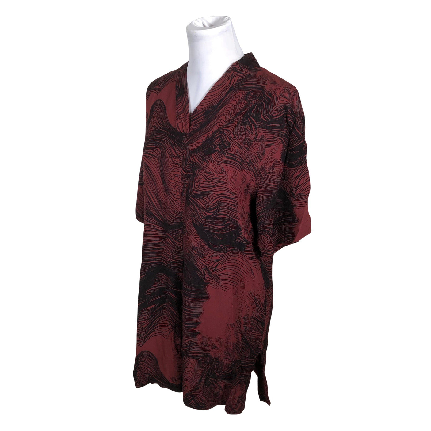 Unisex Marimekko - Mitteveniv kleit, suurus 34 - Veinipunane (3)