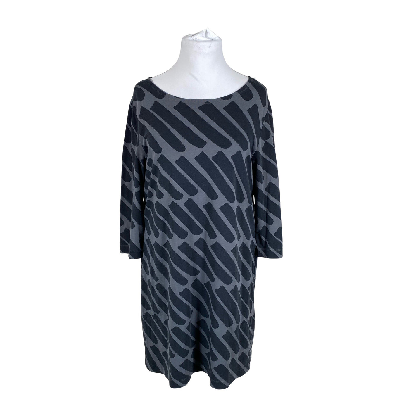 Unisex Marimekko - Trikotaažist kleit, suurus 44 - Hall (1)