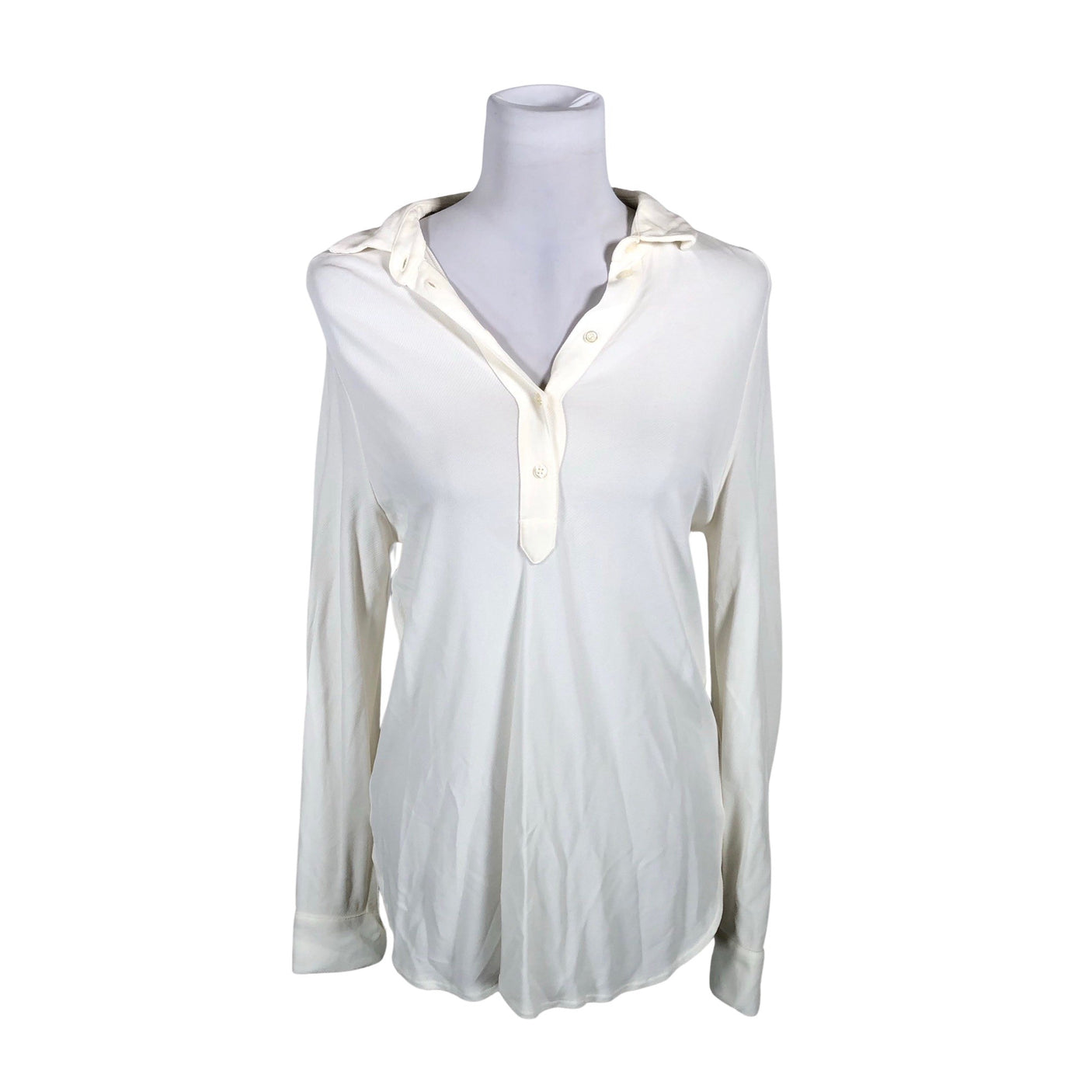 Unisex Filippa K. - Trikotaažist pluus, suurus 38 - Looduslik valge (1)
