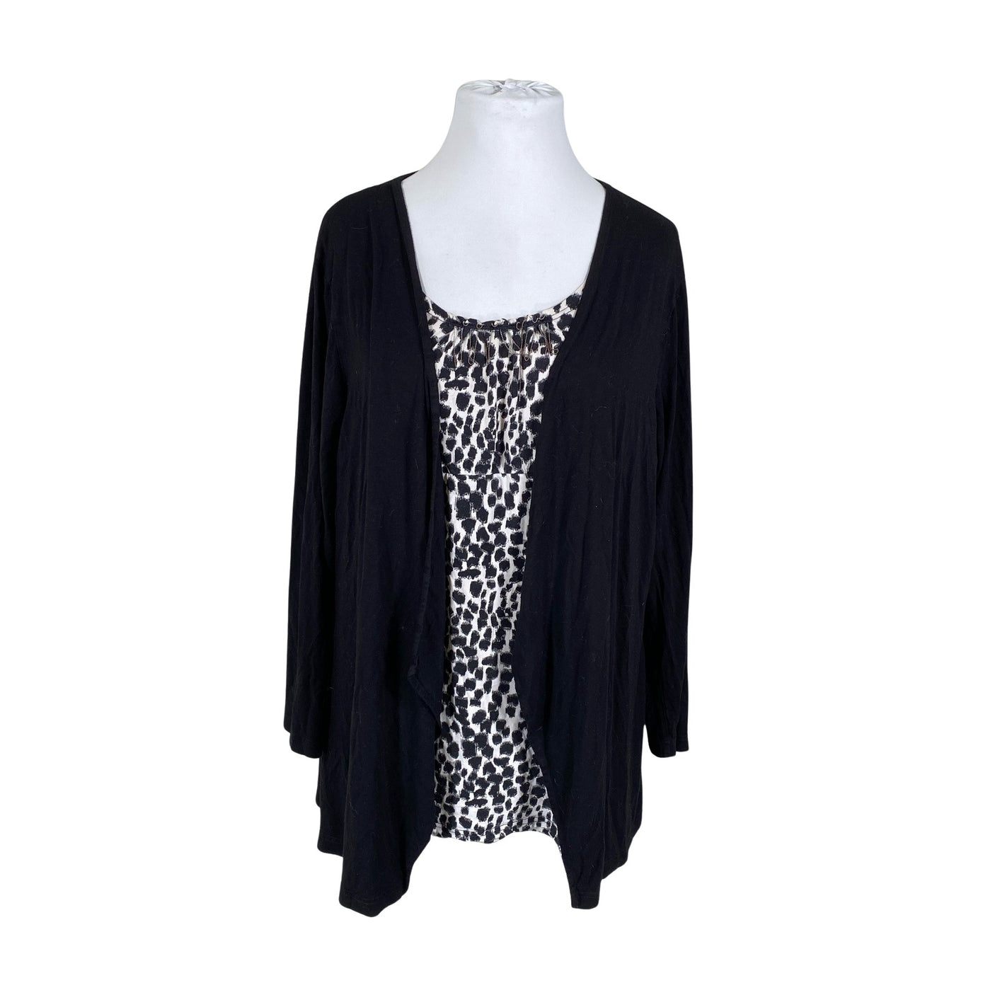 Unisex Gerry Weber - Trikotaažist pluus, suurus 48 - Must (1)