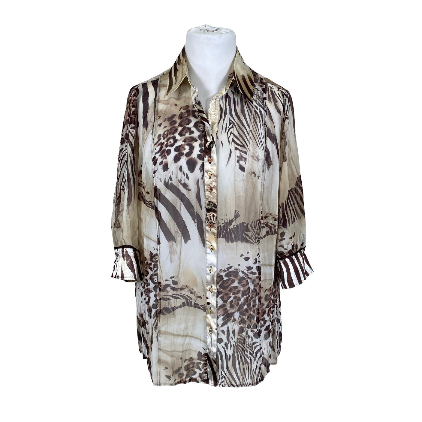 Unisex Mona Lisa - Pluus, suurus 46 - Beige (1)