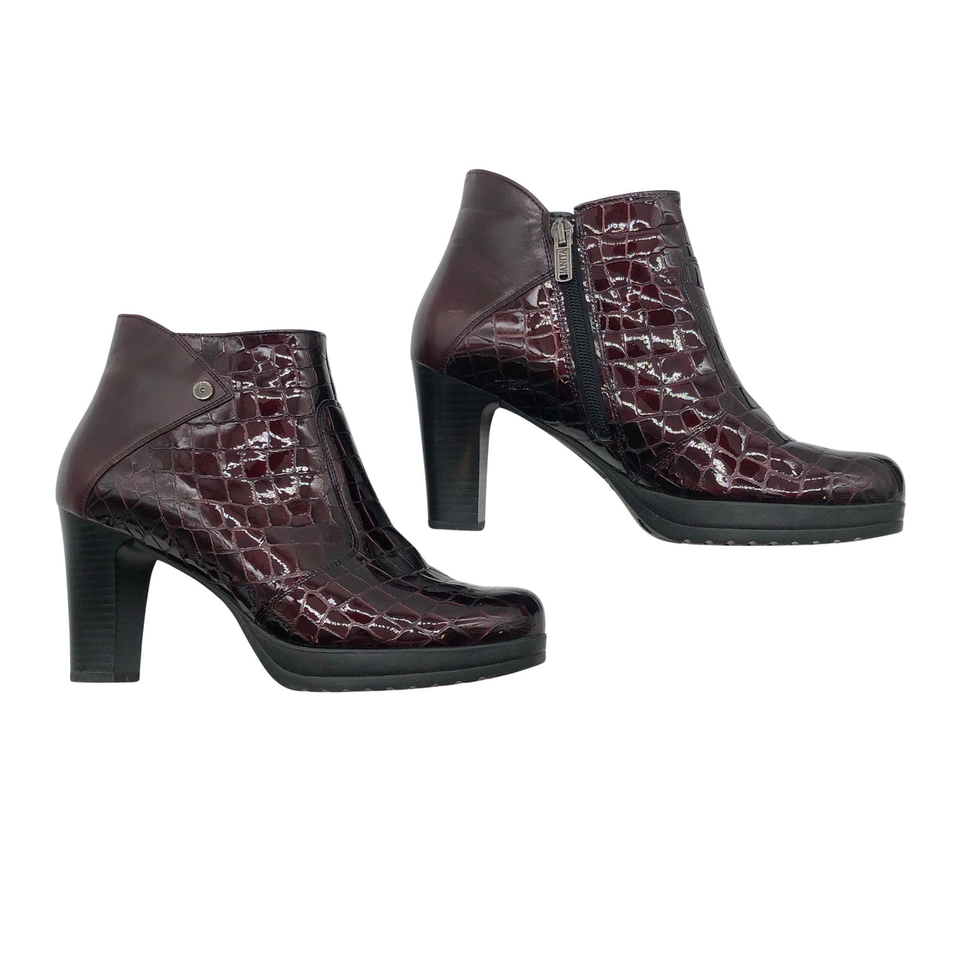 Unisex Janita - Poolsaapad, suurus 39 - Veinipunane (1)