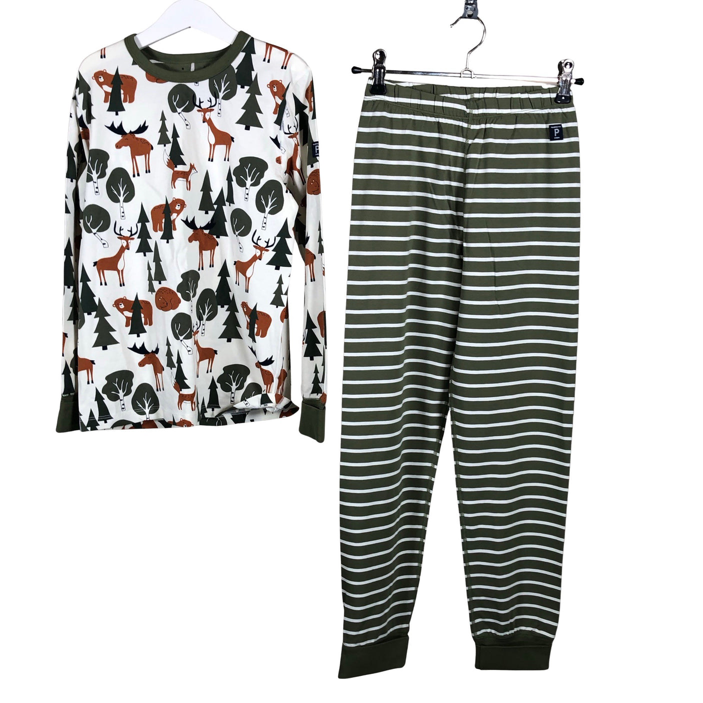 Unisex Polarn O. Pyret - Ööpesu, suurus 134 - 140 - Roheline (1)