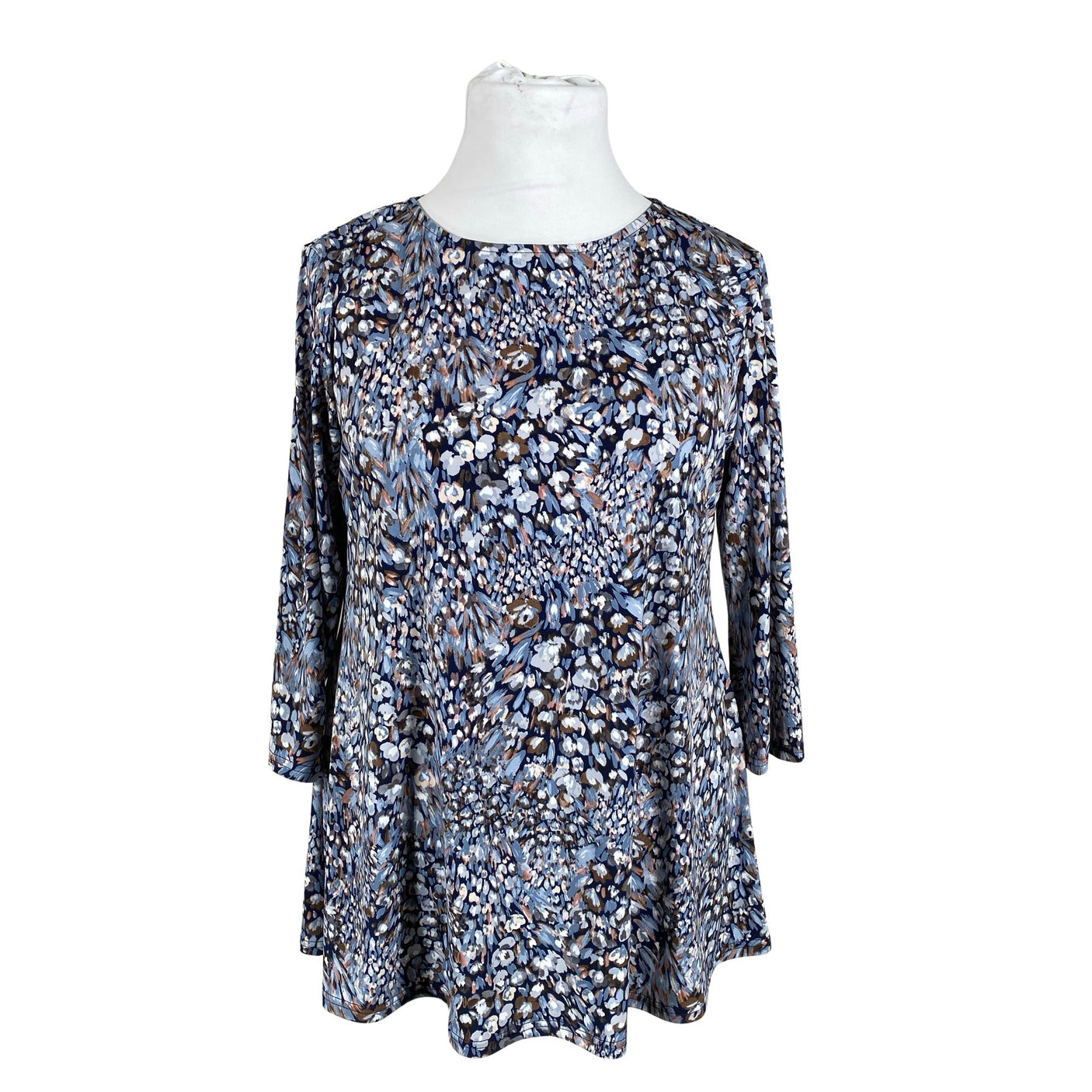 Unisex Kaija S. - Trikotaažist pluus, suurus 42 - Sinine (1)
