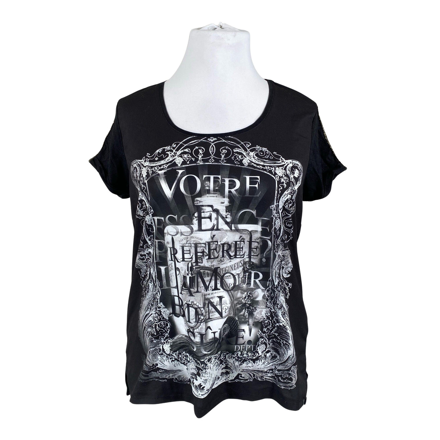 Unisex D.E.P.T - T-särk, suurus 42 - Must (1)