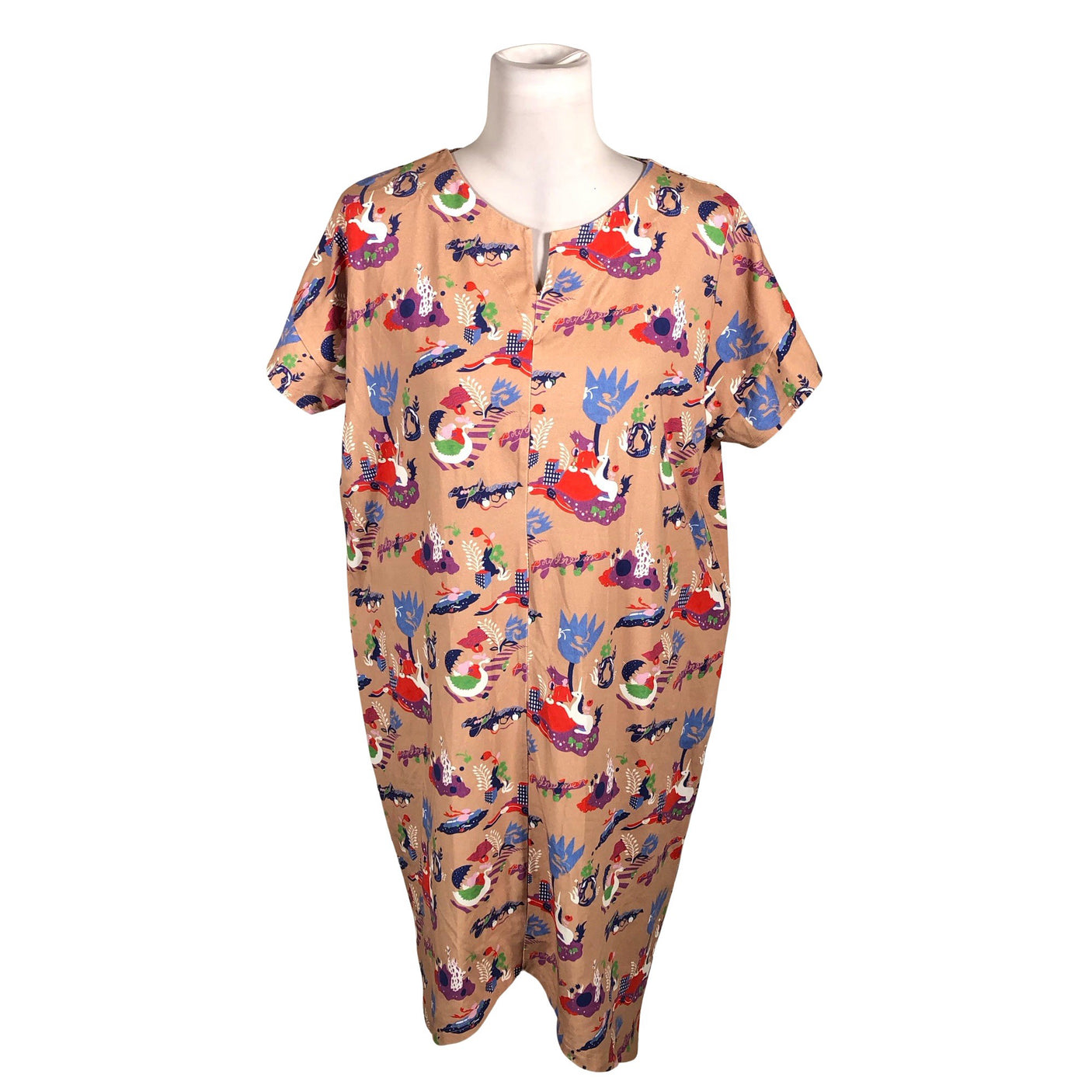 Unisex Aarrelabel - Trikotaažist kleit, suurus 40 - Beige (1)