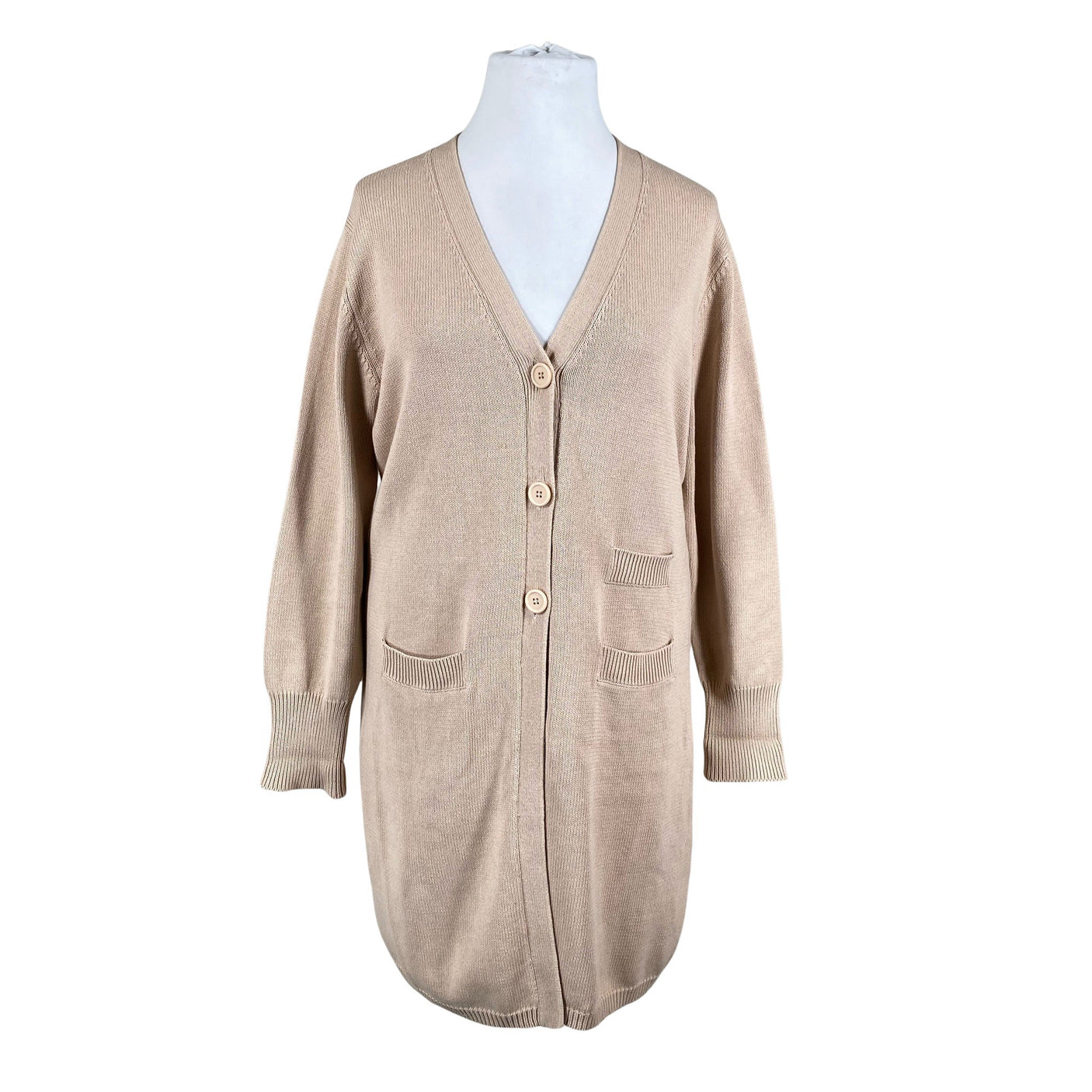 Unisex Voglia - Kardigan, suurus 44 - Beige (1)
