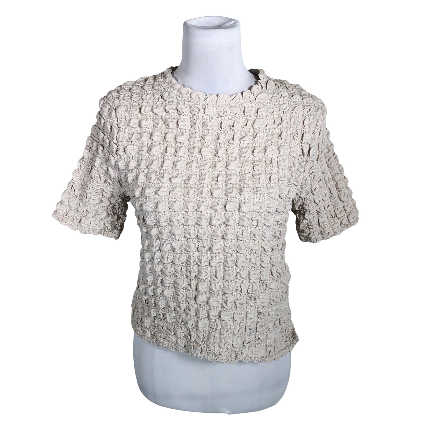 Unisex Lindex - T-särk, suurus 38 - Beige (1)