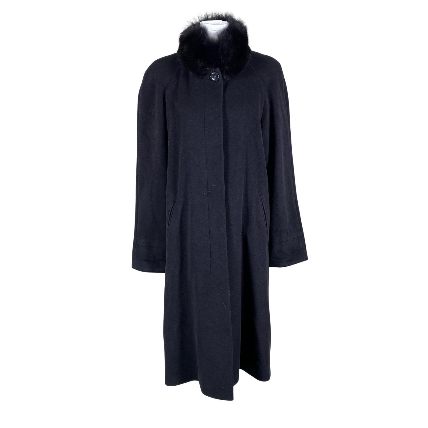 Unisex Elisa Fend - Villane mantel, suurus 40 - Must (1)
