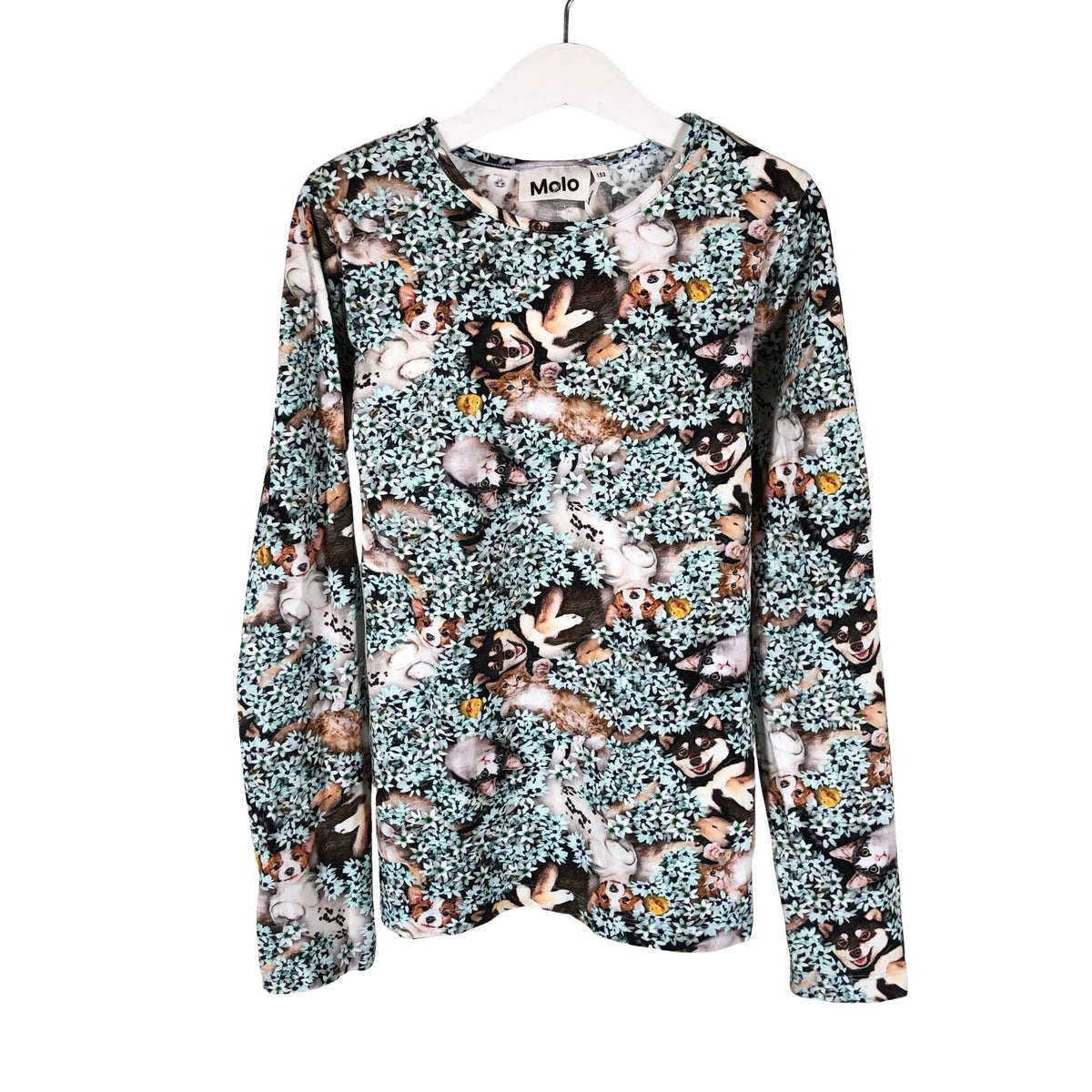 Unisex Molo Kids - Trikotaažist pluus, suurus 146 - 152 - Helesinine (1)