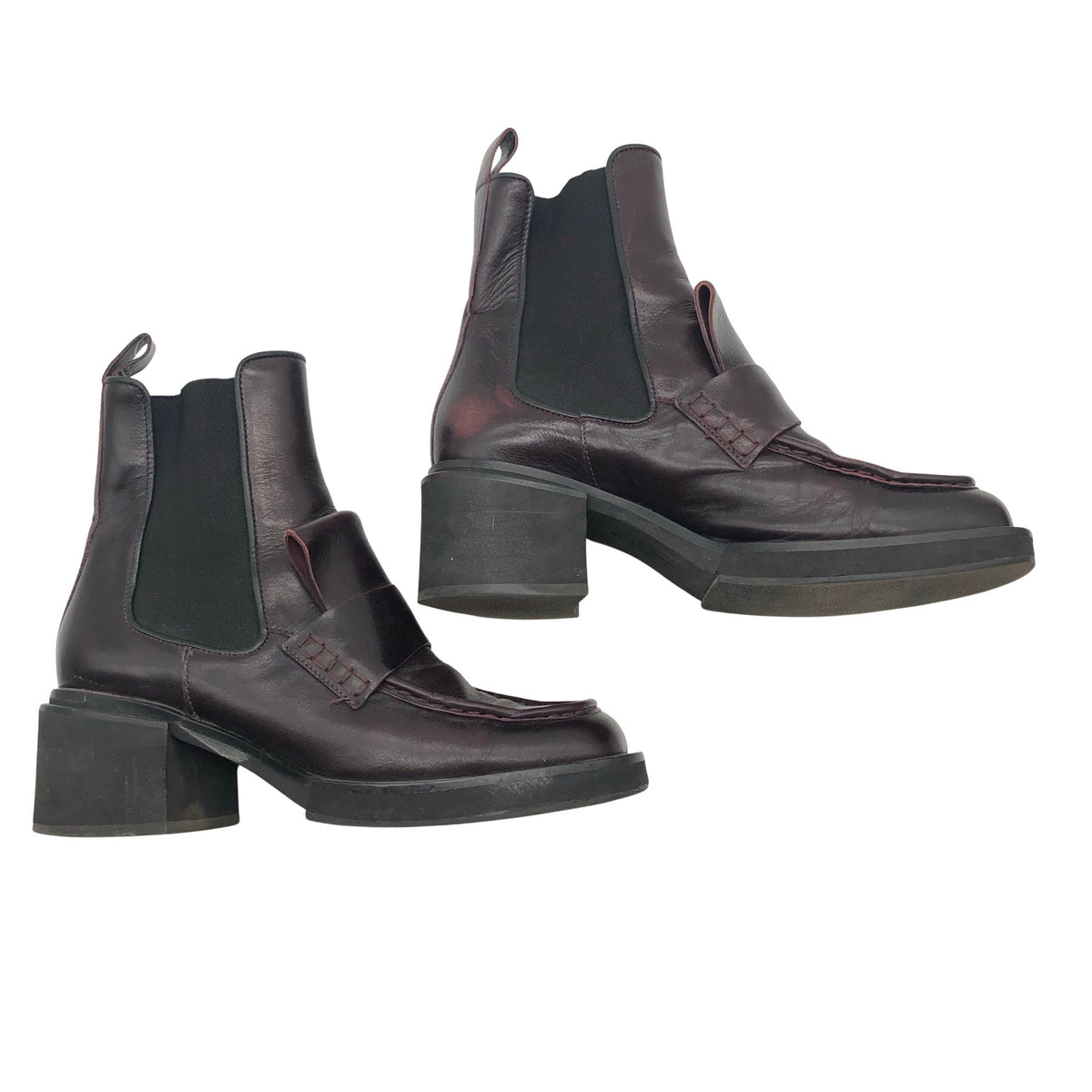 Unisex Billi Bi - Poolsaapad, suurus 39 - Veinipunane (1)