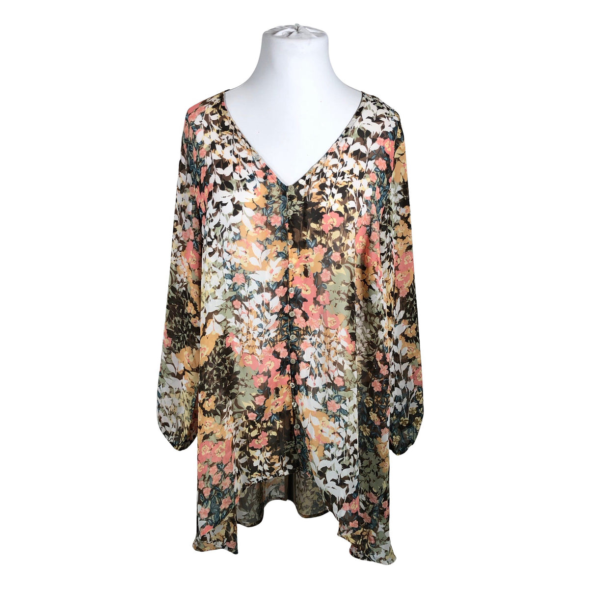Unisex Zizzi - Õhuke tuunika, suurus 50 - Pruun (1)