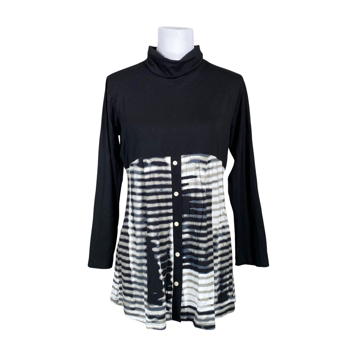 Unisex Voglia - Trikotaažist tuunika, suurus 40 - Must (1)