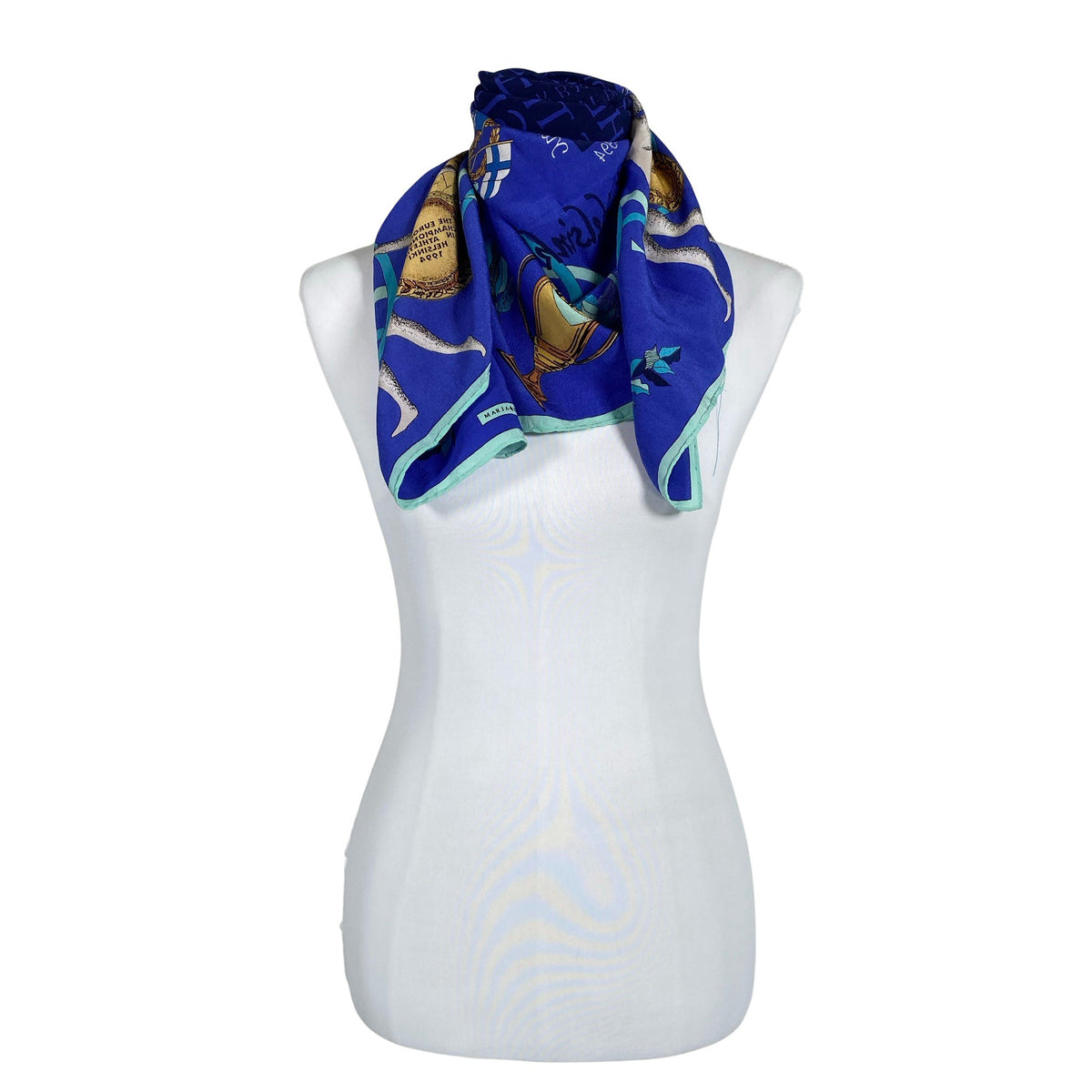 Unisex Marja Kurki - Õhuke sall, suurus Midi - Sinine (1)