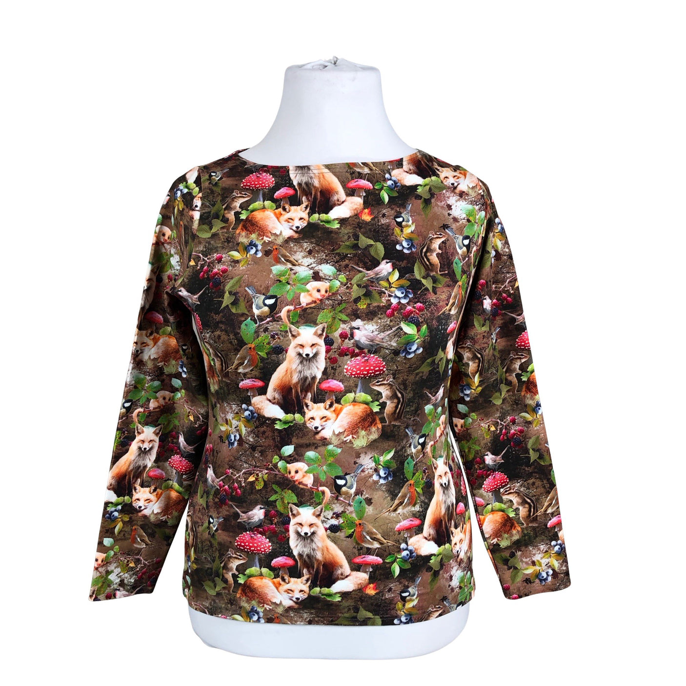 Unisex Camilla Thulin - Trikotaažist pluus, suurus 44 - Pruun (1)