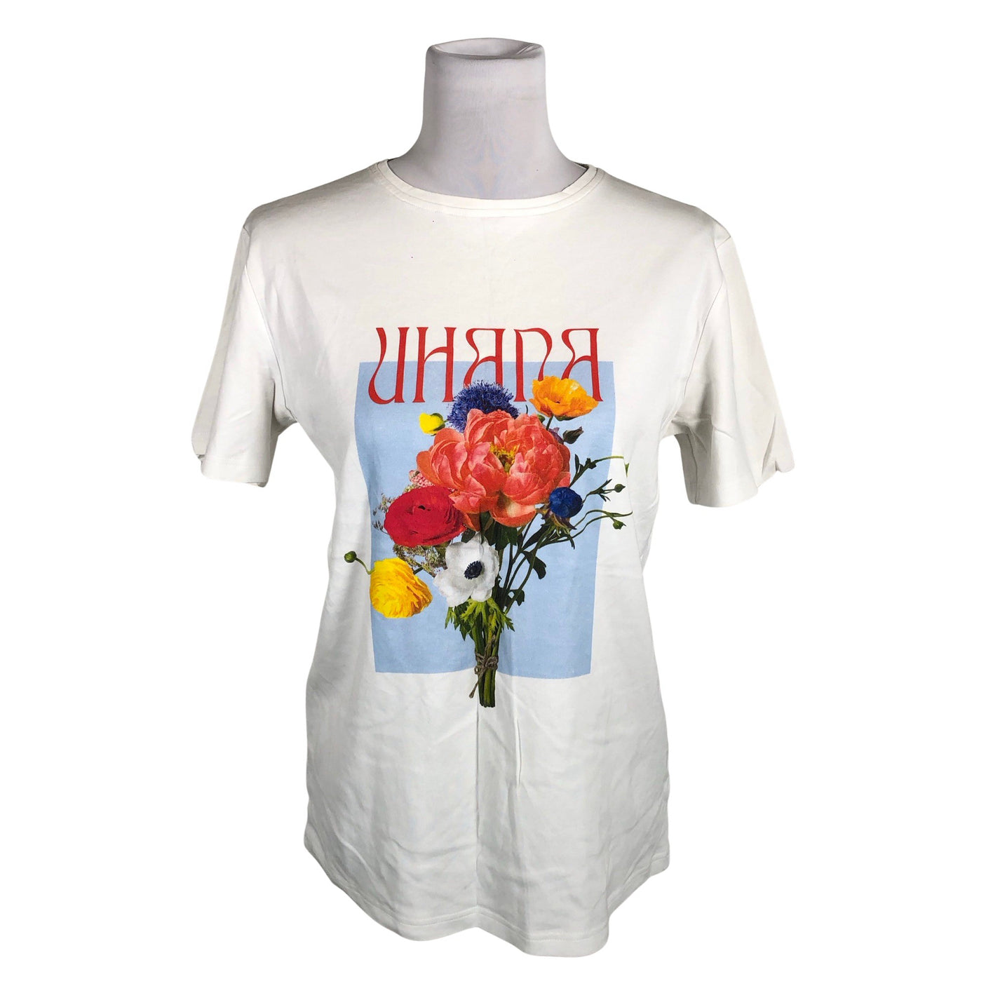 Unisex Uhana Design - T-särk, suurus 38 - Valge (1)