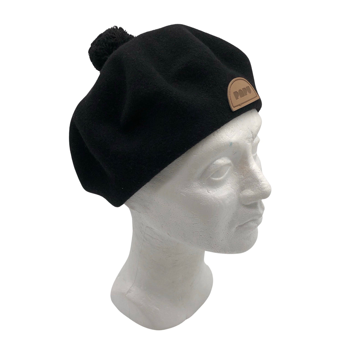 Unisex Papu - Müts, suurus 52 - 54 cm - Must (1)
