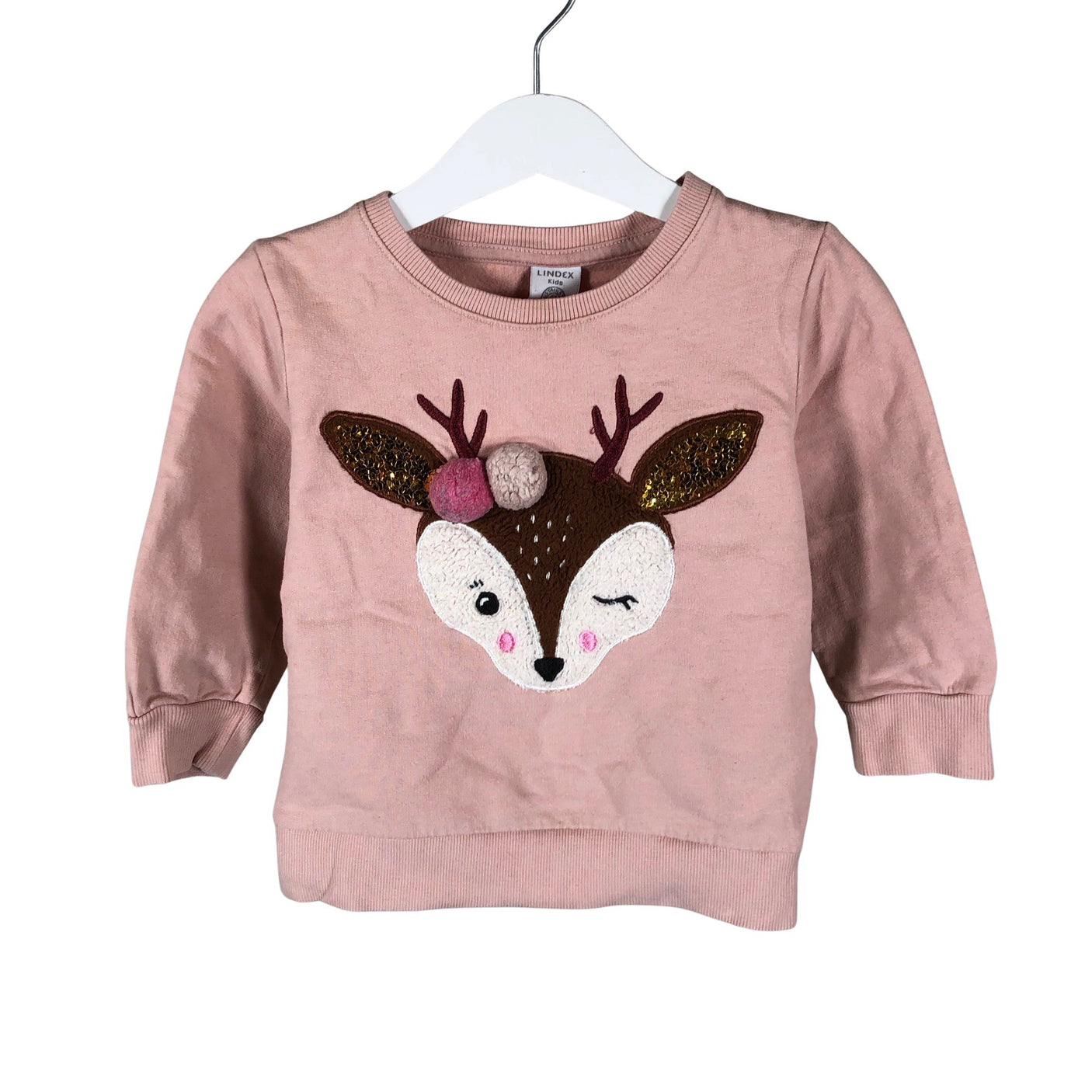 Unisex Lindex - Dressikangast pluus, suurus 86 - 92 - Heleroosa (1)
