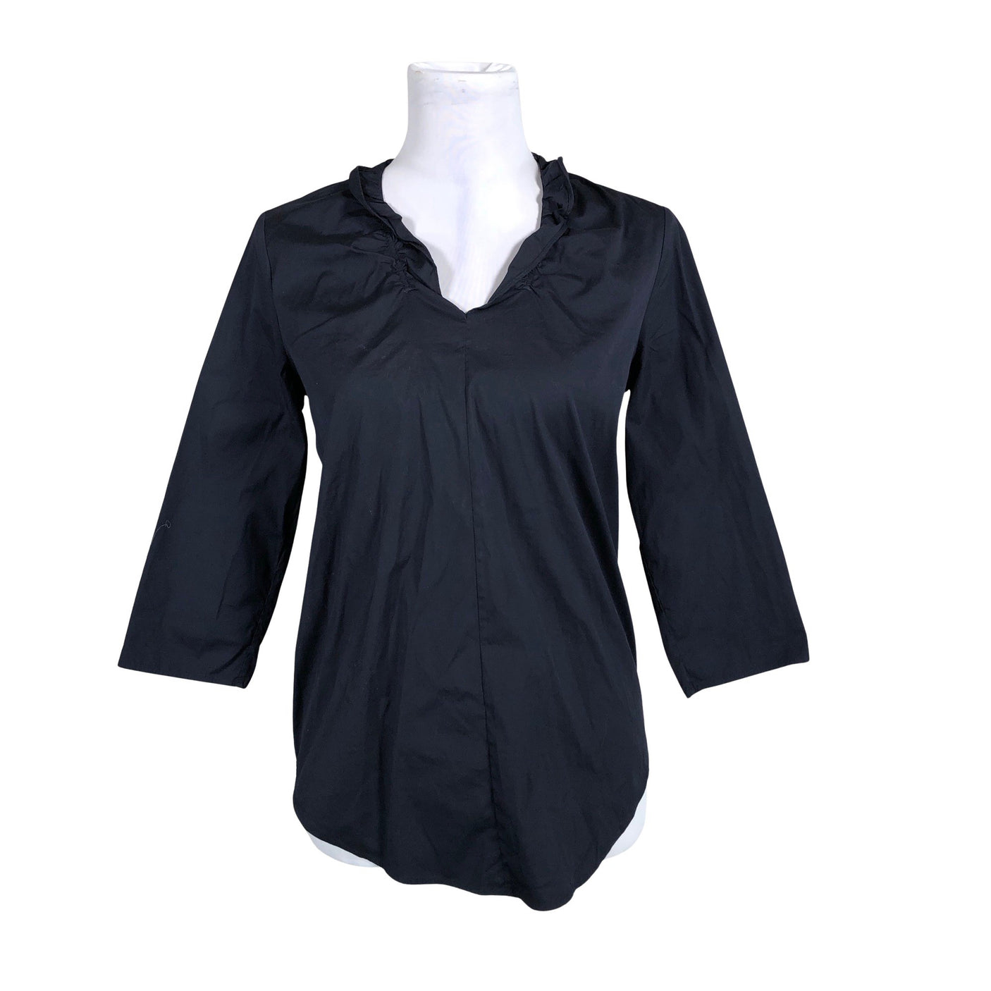 Unisex COS - Lühikeste käistega pluus, suurus 36 - Must (1)