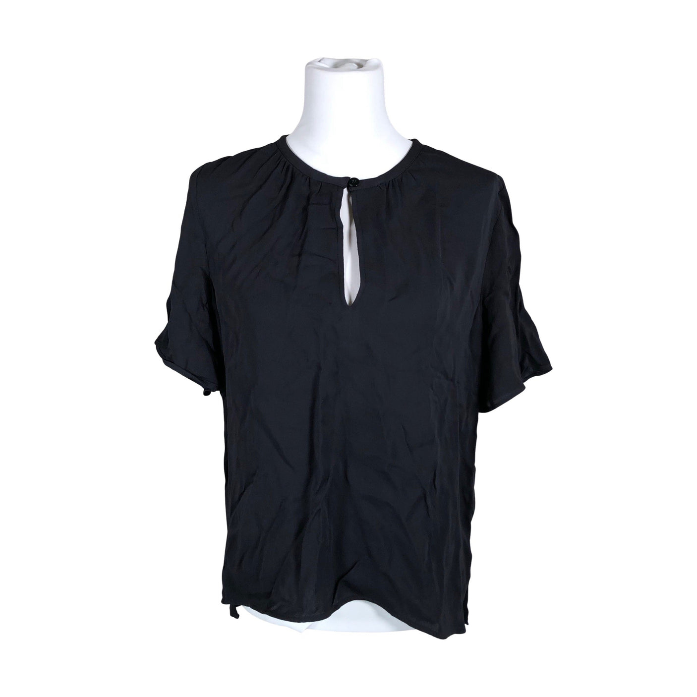 Unisex FWSS - Lühikeste käistega pluus, suurus 34 - Must (1)