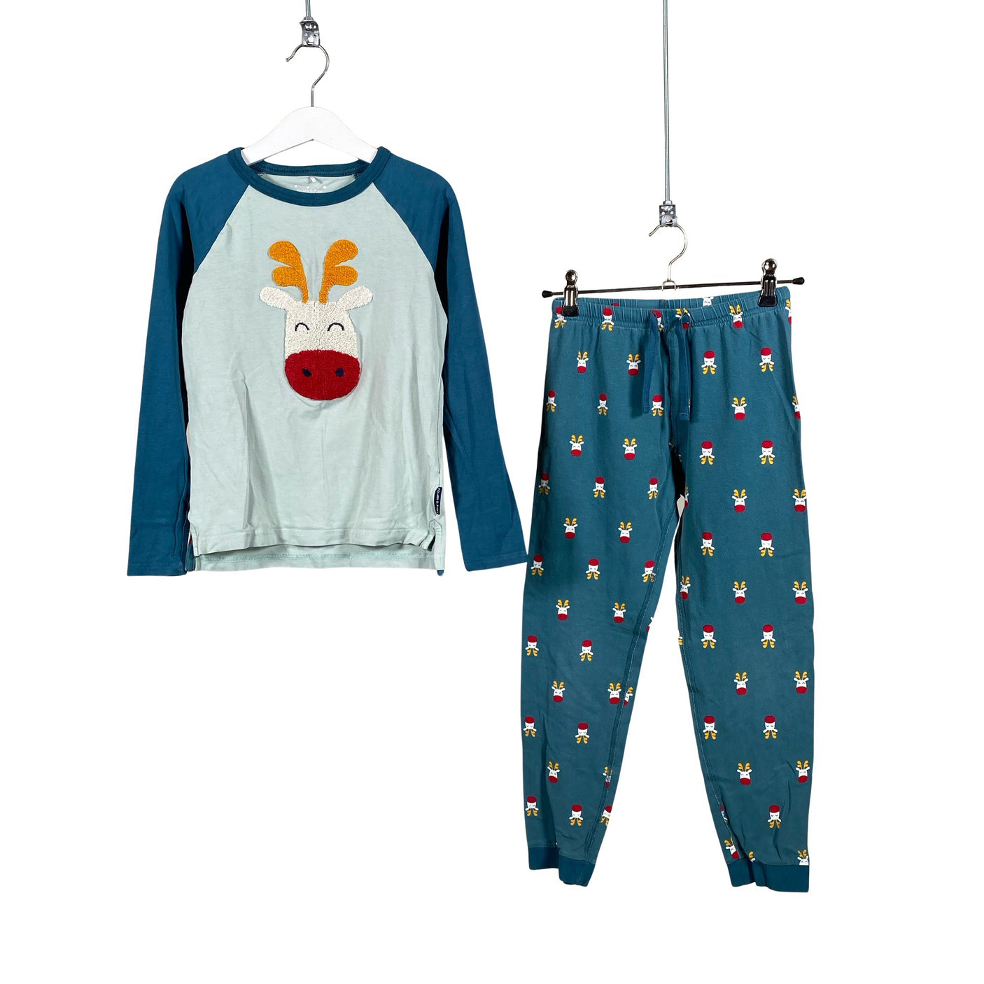 Unisex Polarn O. Pyret - Ööpesu, suurus 122 - 128 - Sinine (1)