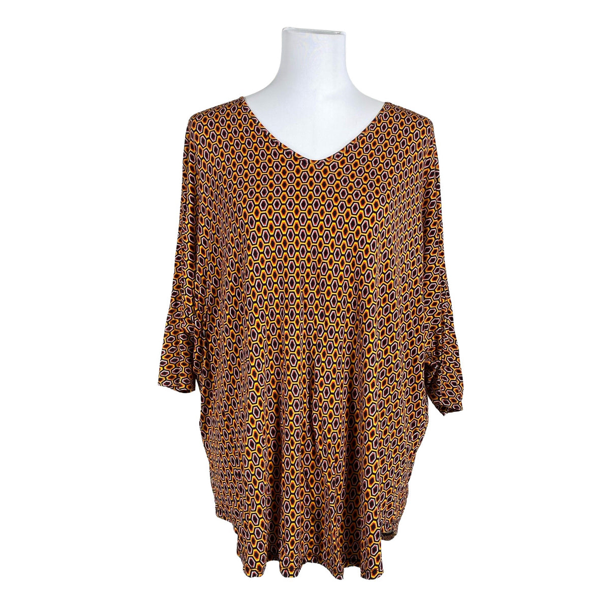 Unisex The Happi Brand - Trikotaažist pluus, suurus 38 - Oranž (1)