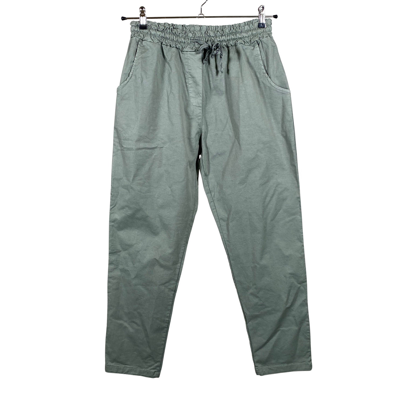 Unisex Perfect Jeans - Mittevenivad püksid, suurus 36 - Roheline (1)