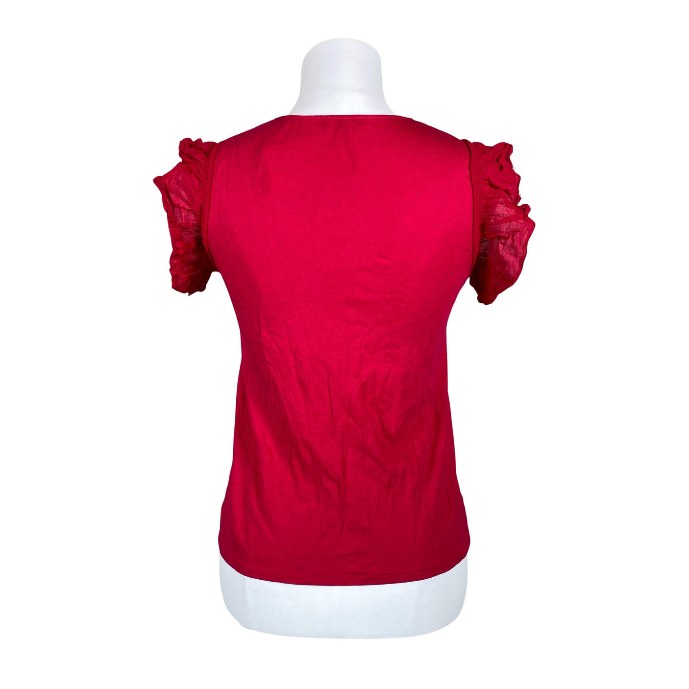 Unisex Massimo Dutti - Lühikeste käistega pluus, suurus 36 - Roosa (2)