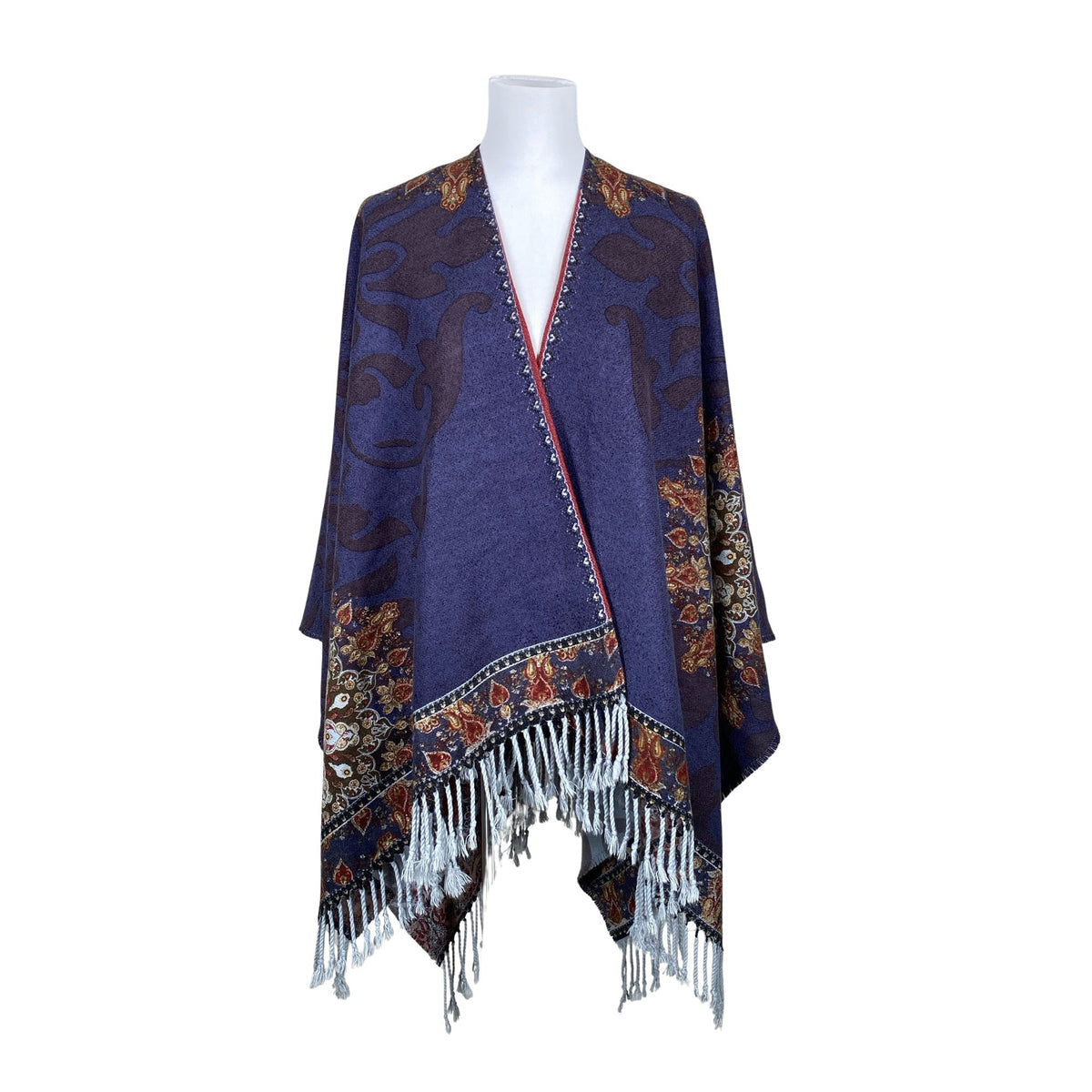 Unisex Desigual - Õlasall, suurus Maxi - Sinine (1)