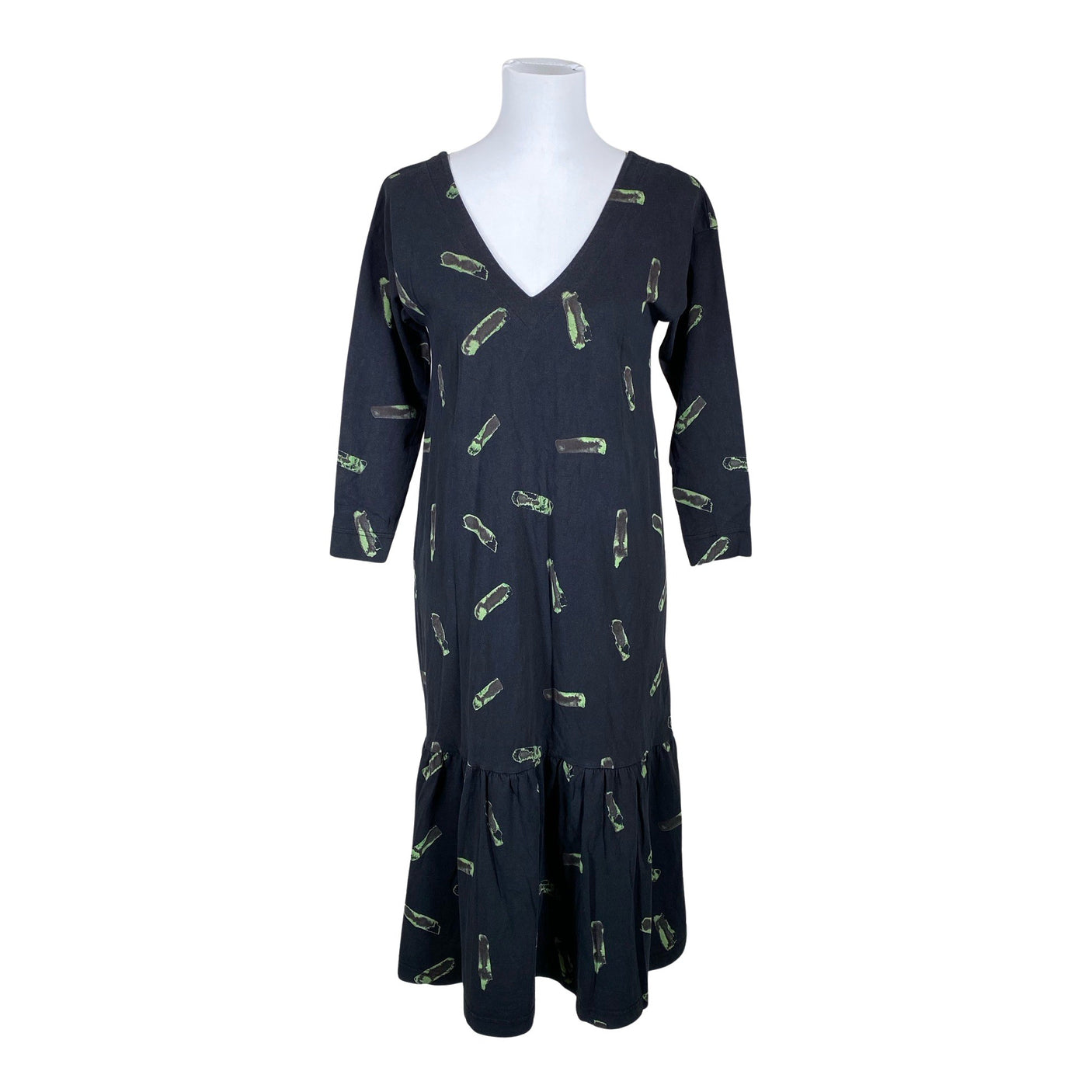 Unisex Aarrelabel - Trikotaažist kleit, suurus 36 - Must (1)