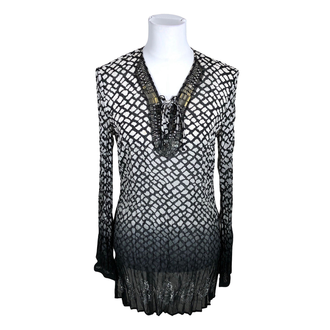 Unisex Taifun - Pluus, suurus 38 - Must (2)