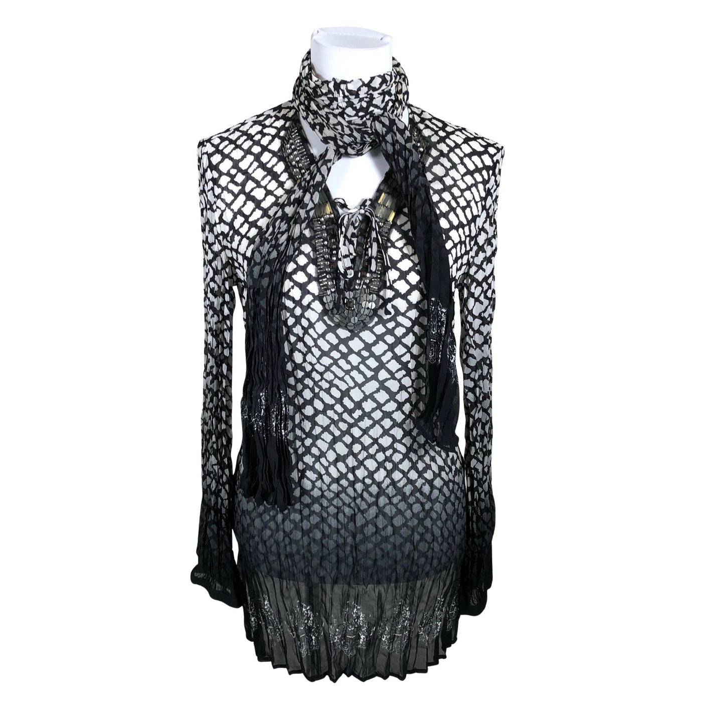 Unisex Taifun - Pluus, suurus 38 - Must (1)