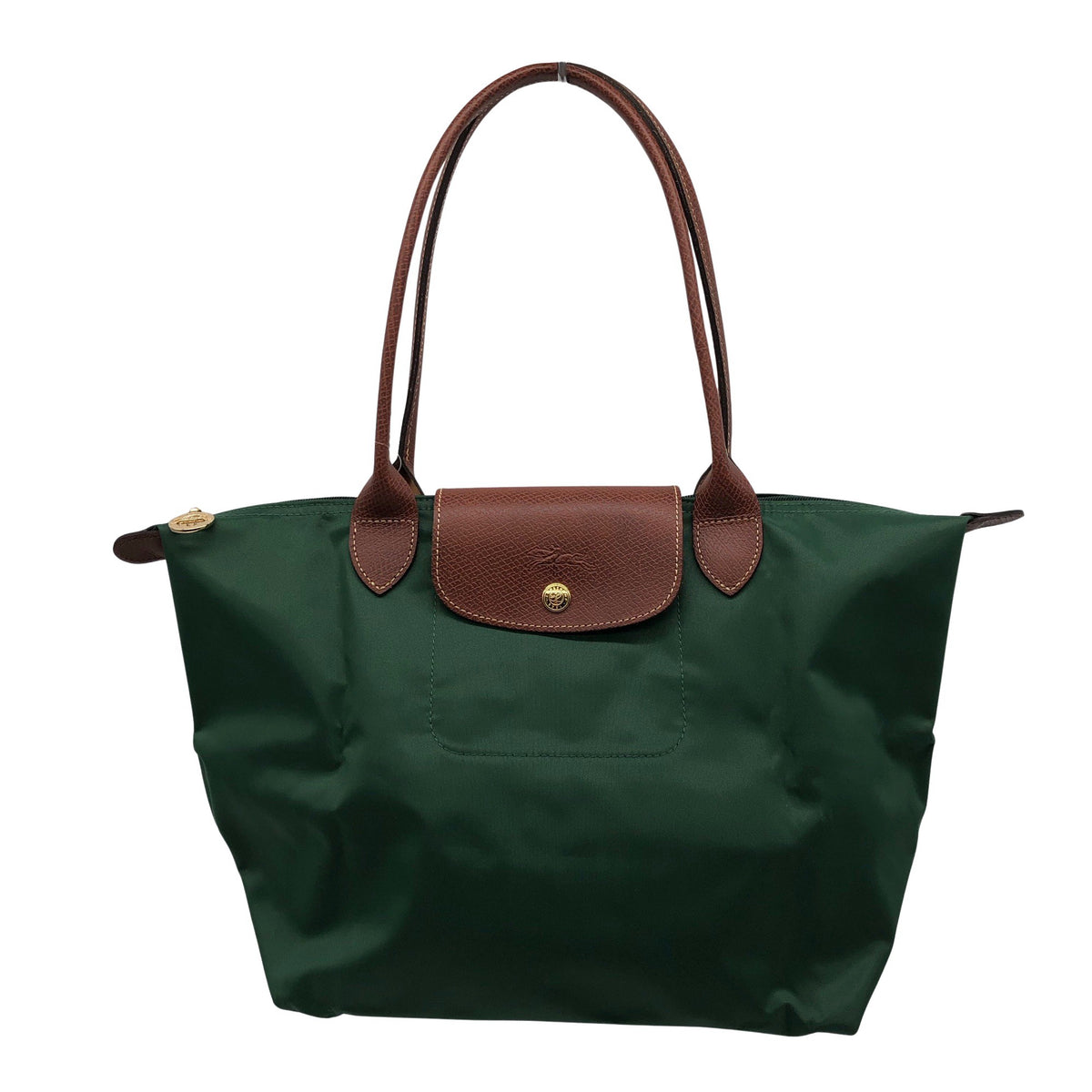 Unisex Longchamp - Käekott, suurus Midi - Roheline (1)