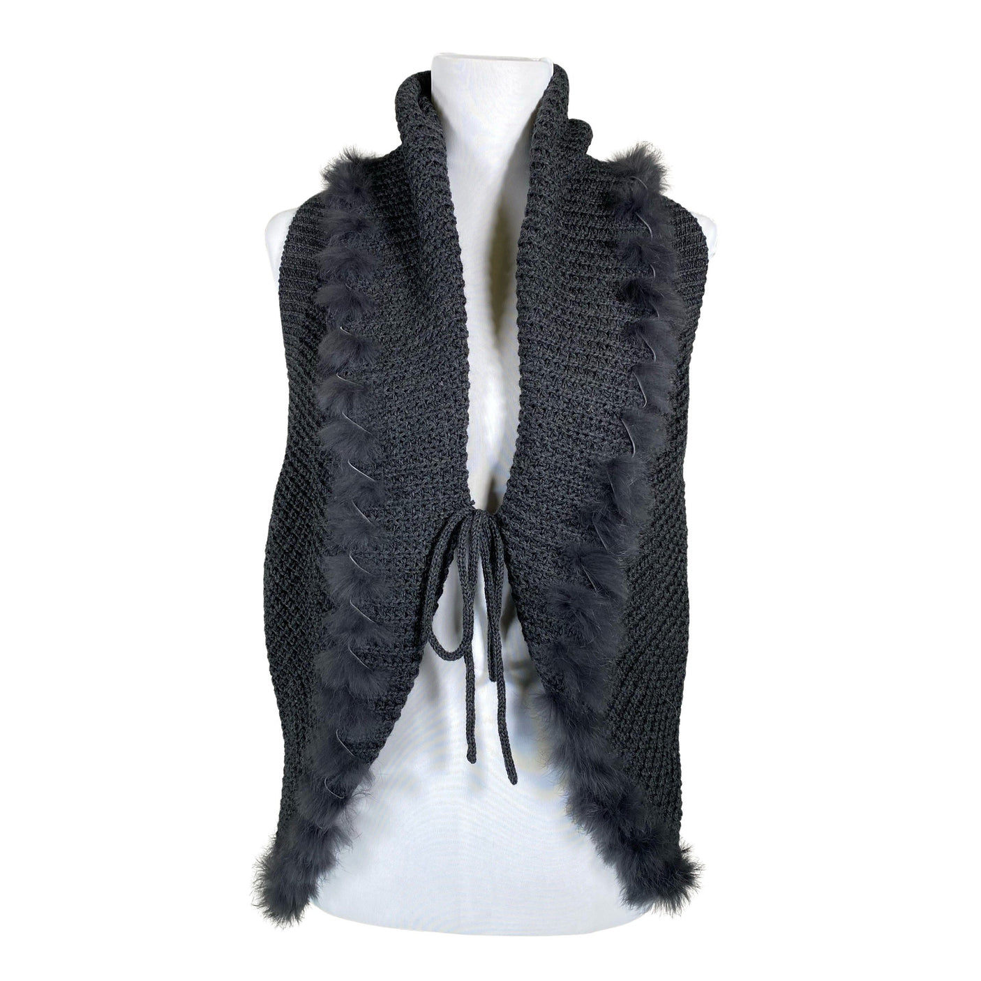 Unisex Soulmate - Kootud vest, suurus 36 - Hall (1)