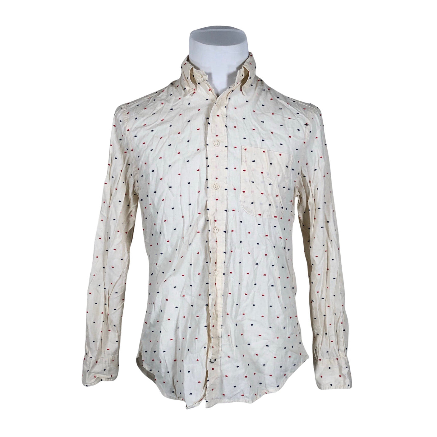 Unisex Gitman Bros. - Triiksärk, suurus M - Beige (1)