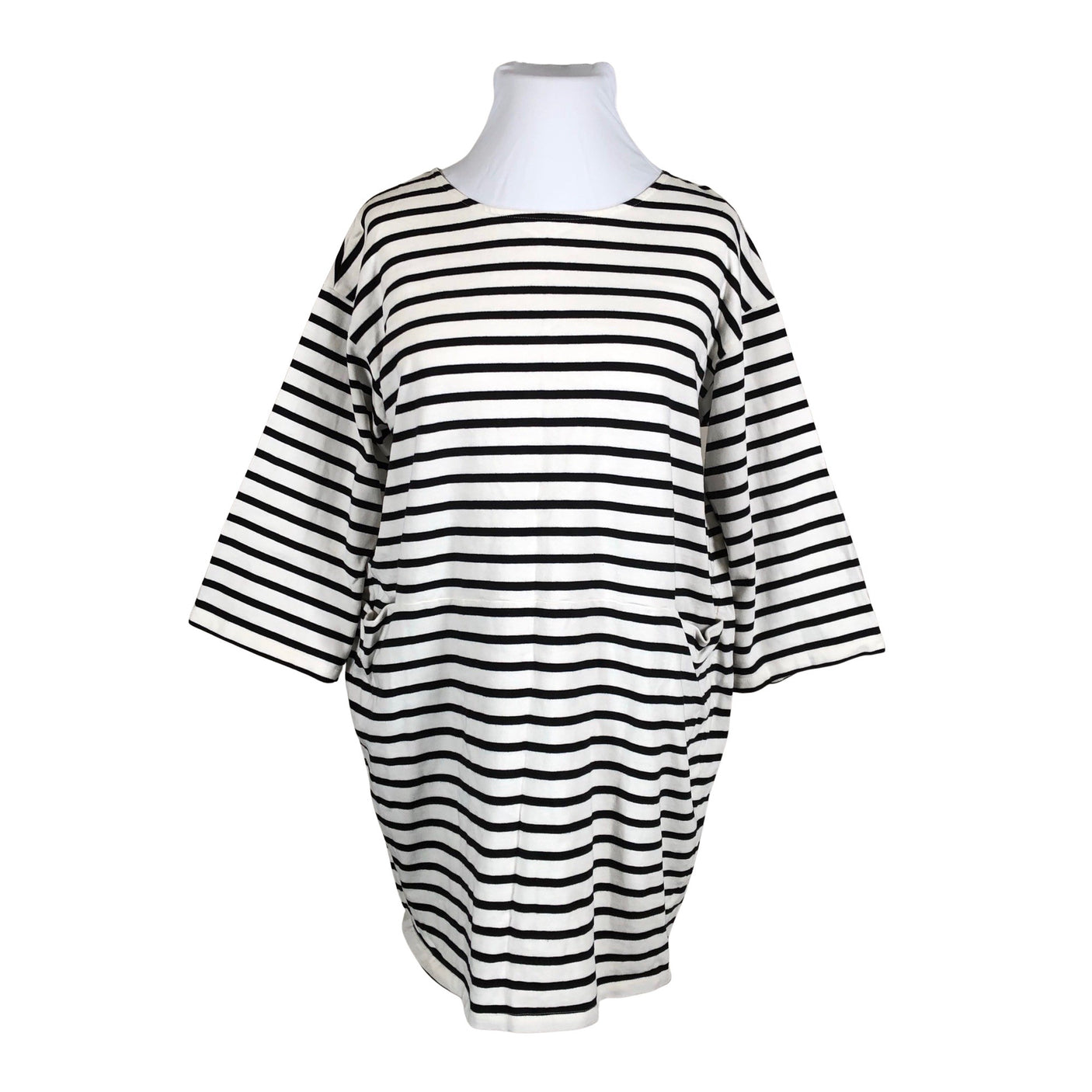 Unisex Nanso - Trikotaažist kleit, suurus 44 - Looduslik valge (1)