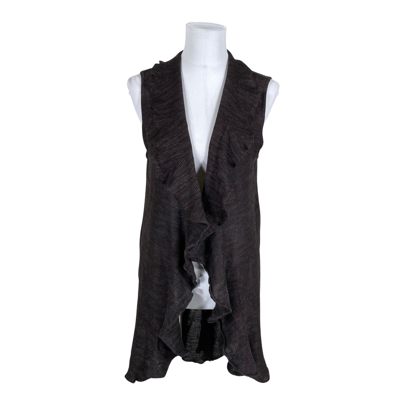 Unisex Mari Mirt - Kootud vest, suurus 40 - Pruun (1)