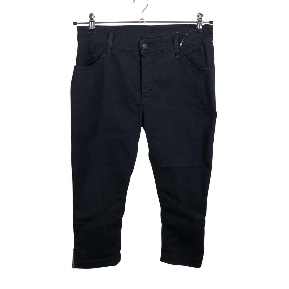 Unisex Very Nice - Mittevenivad poolpikad püksid, suurus W34 - Must (1)