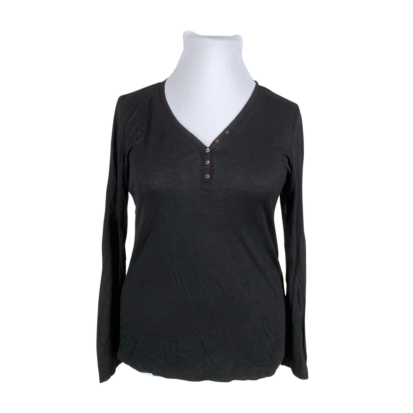 Unisex Esprit - Trikotaažist pluus, suurus 42 - Must (1)