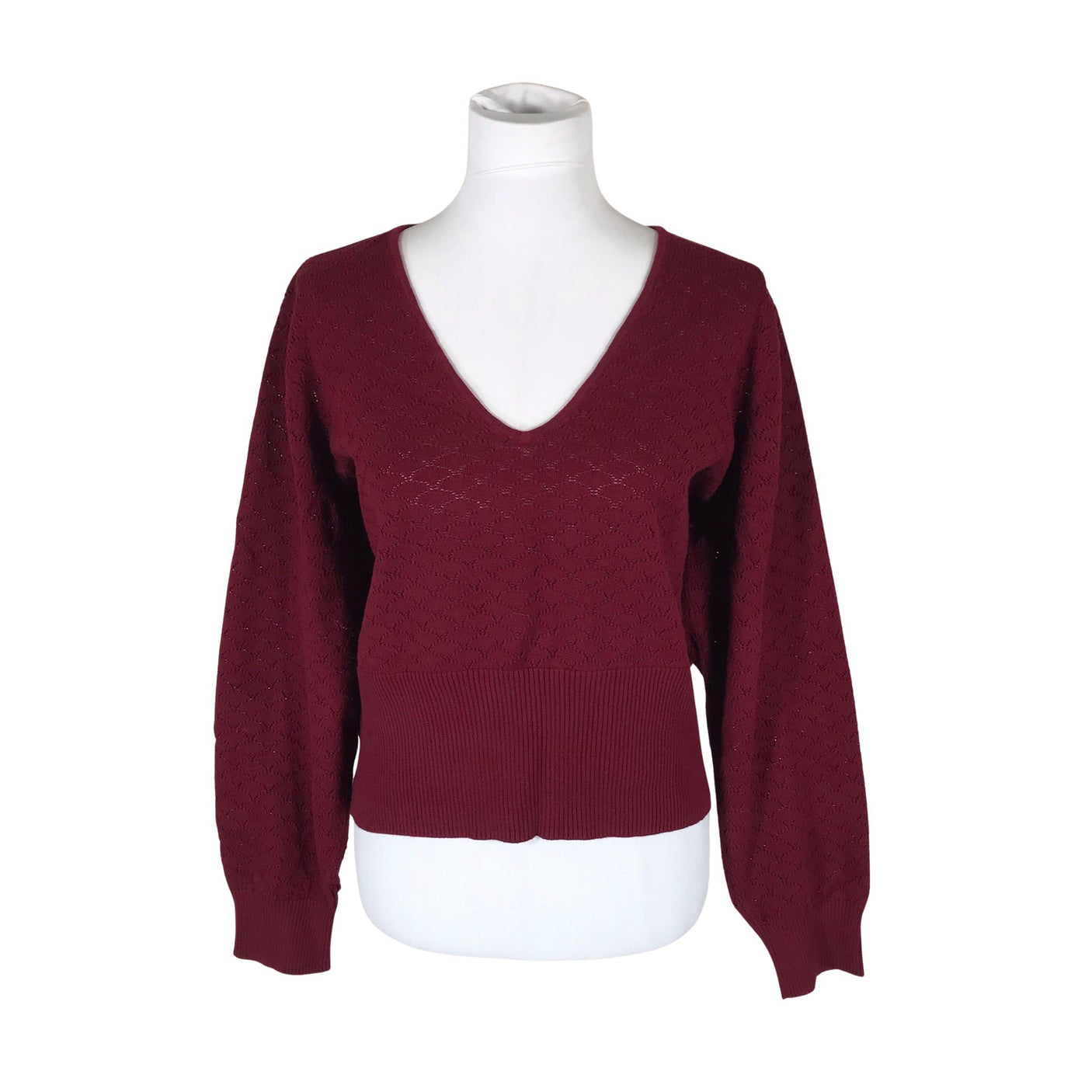 Unisex Nanso - Kampsun, suurus 40 - Veinipunane (1)