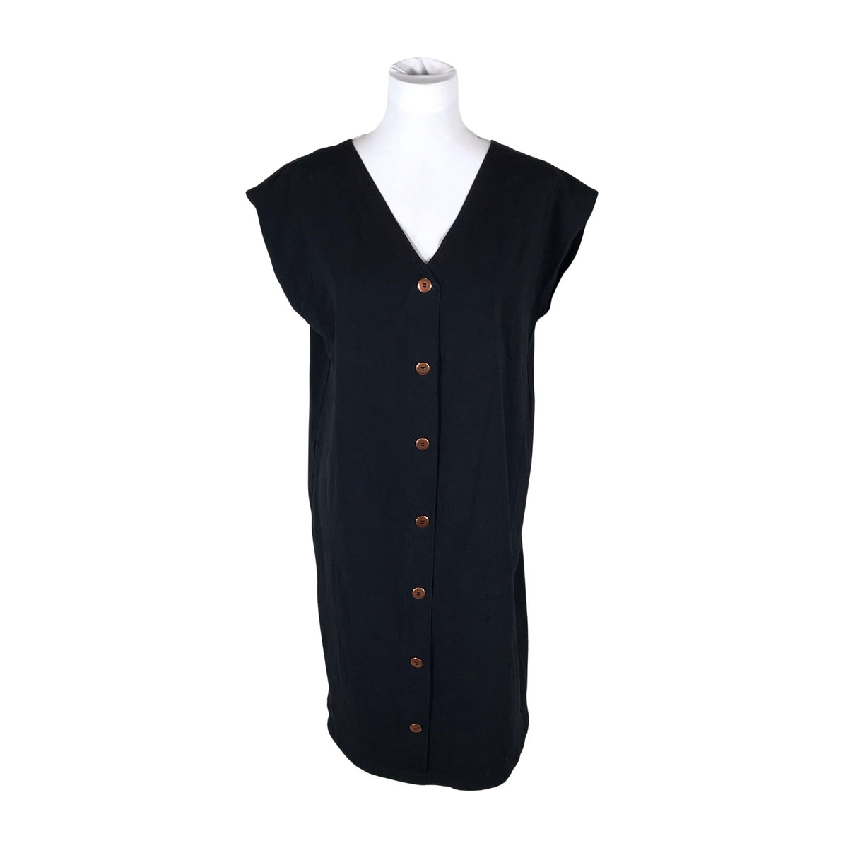 Unisex Aarrelabel - Trikotaažist kleit, suurus 38 - Must (1)